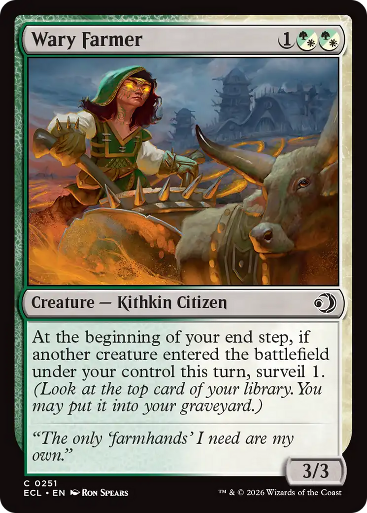 Fazendeira Cautelosa / Wary Farmer - Magic: The Gathering - MoxLand