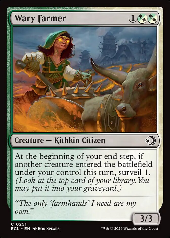 Fazendeira Cautelosa / Wary Farmer - Magic: The Gathering - MoxLand