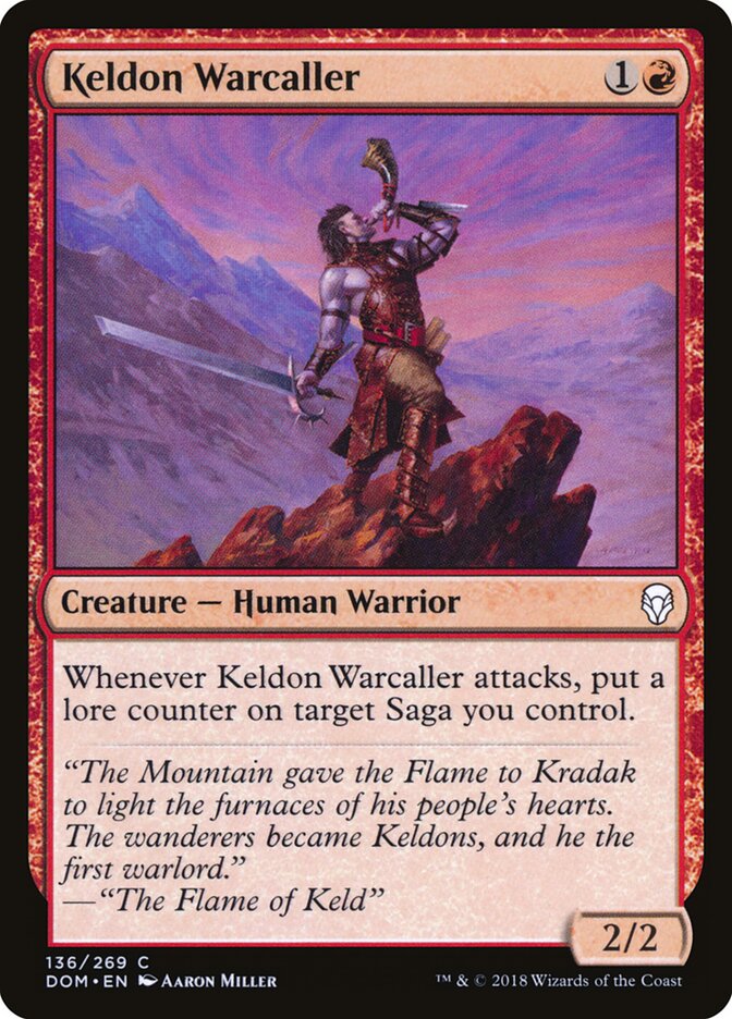 Invocador de Guerra Keldoniano / Keldon Warcaller - Magic: The Gathering - MoxLand