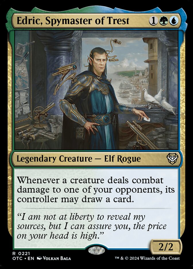 Edric, Espião-mestre de Trest / Edric, Spymaster of Trest - Magic: The Gathering - MoxLand