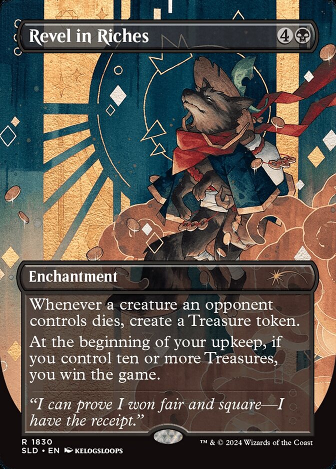 Refestelar-se na Riqueza / Revel in Riches - Magic: The Gathering - MoxLand