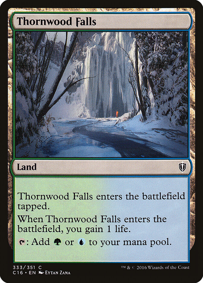 Cachoeira dos Espinhos / Thornwood Falls - Magic: The Gathering - MoxLand