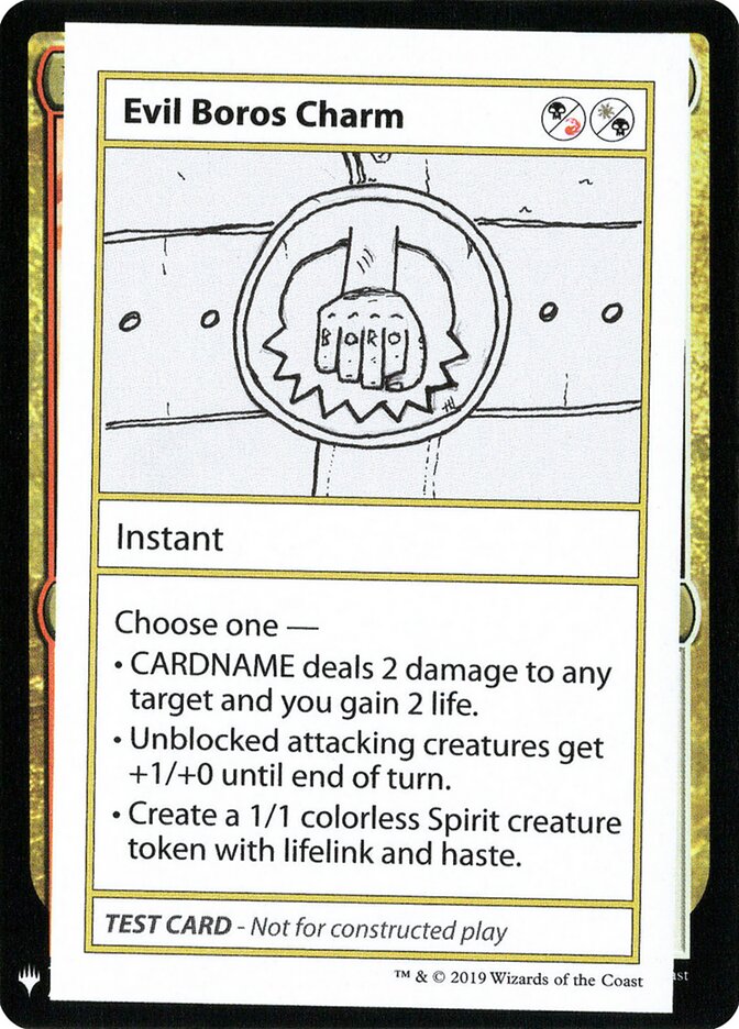 Evil Boros Charm - Magic: The Gathering - MoxLand