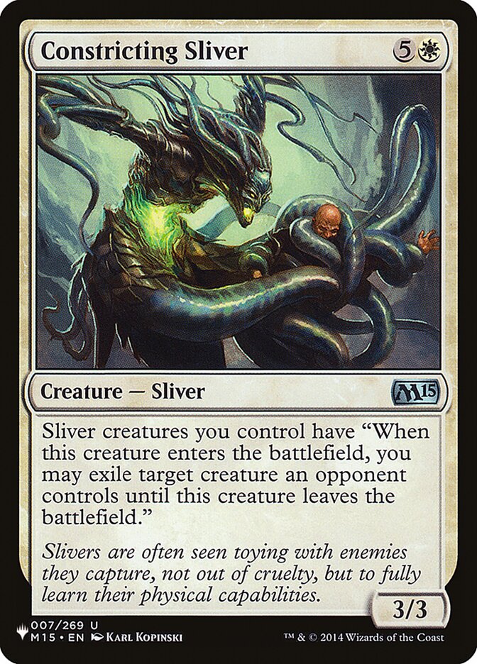 Fractius Constritor / Constricting Sliver - Magic: The Gathering - MoxLand