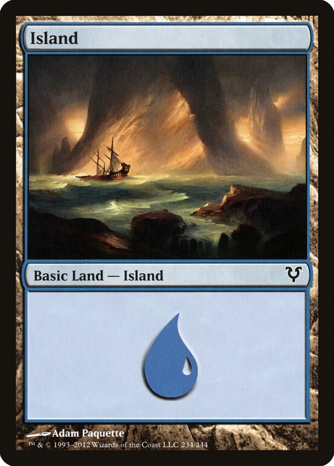 Ilha / Island - Magic: The Gathering - MoxLand