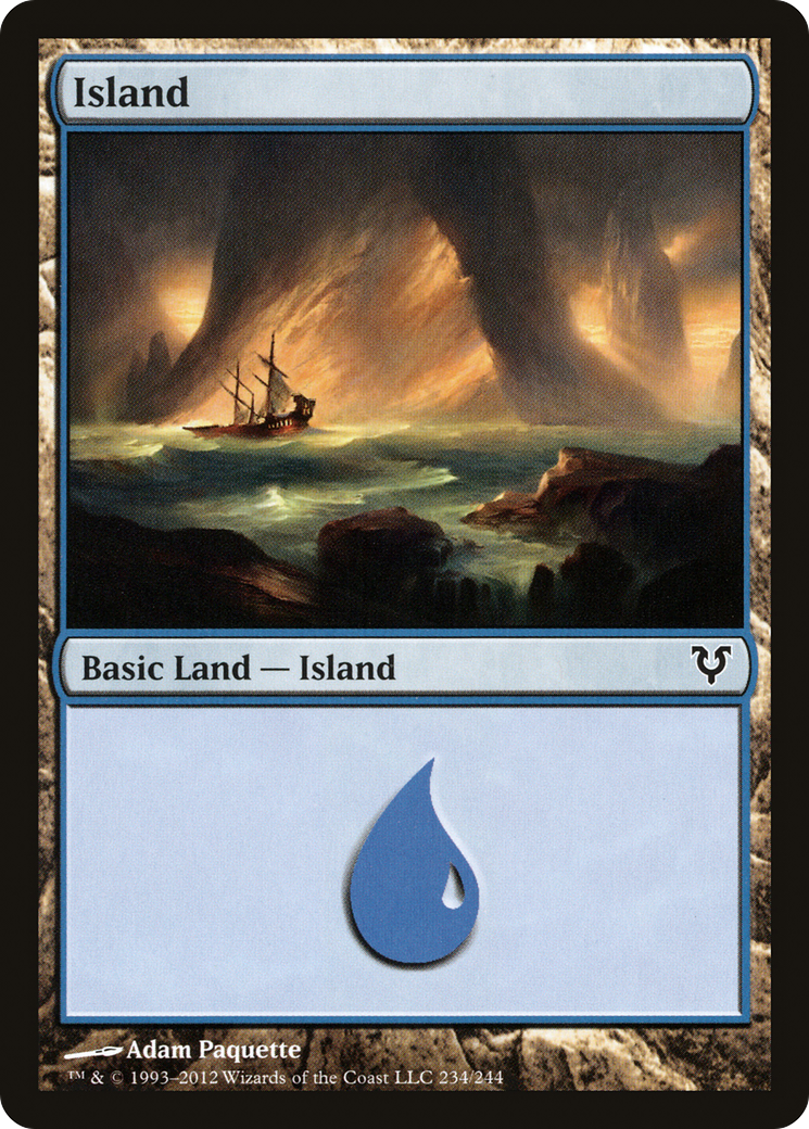 Ilha / Island - Magic: The Gathering - MoxLand