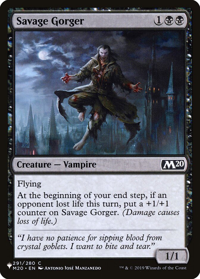 Devorador Selvagem / Savage Gorger - Magic: The Gathering - MoxLand