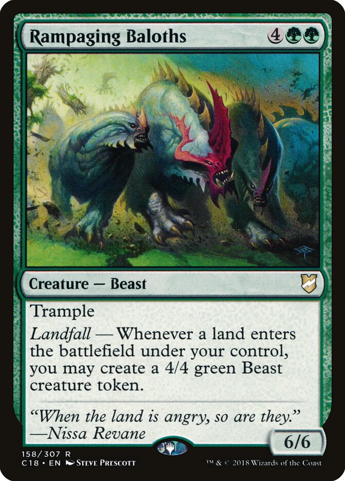 Baloths Enfurecidos / Rampaging Baloths - Magic: The Gathering - MoxLand