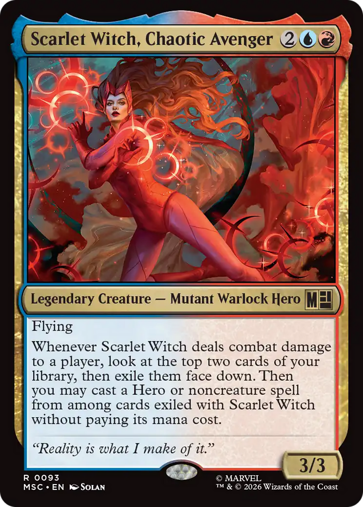 Scarlet Witch, Chaotic Avenger - Magic: The Gathering - MoxLand