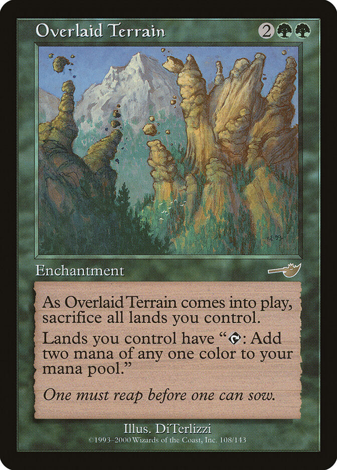 Terreno Coberto / Overlaid Terrain - Magic: The Gathering - MoxLand