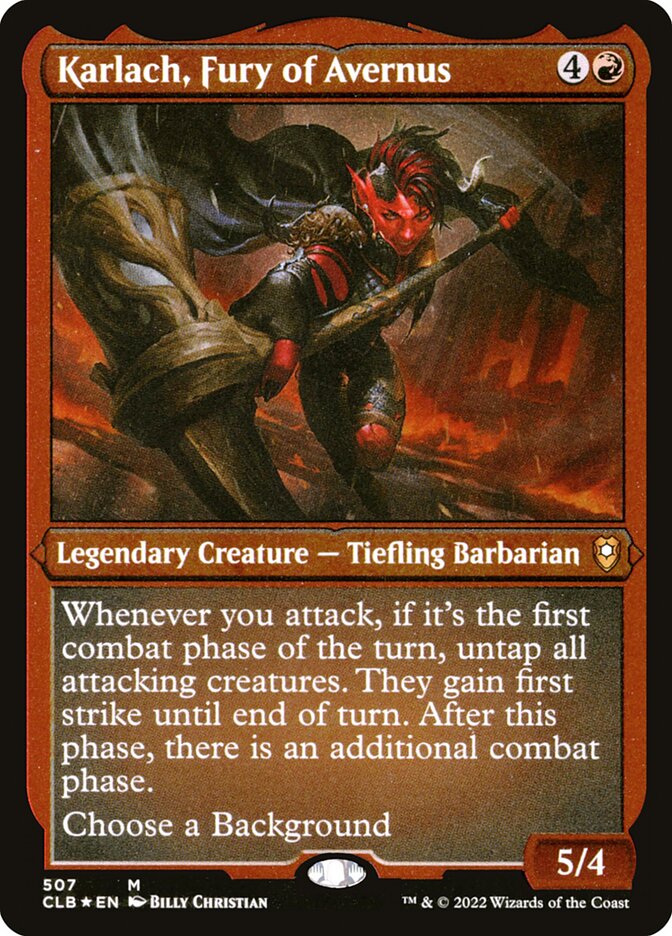 Karlach, Fúria do Avernus / Karlach, Fury of Avernus - Magic: The Gathering - MoxLand