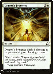 Dragon's Presence - Magic: The Gathering - MoxLand