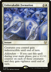 Formação Inquebrável / Unbreakable Formation - Magic: The Gathering - MoxLand