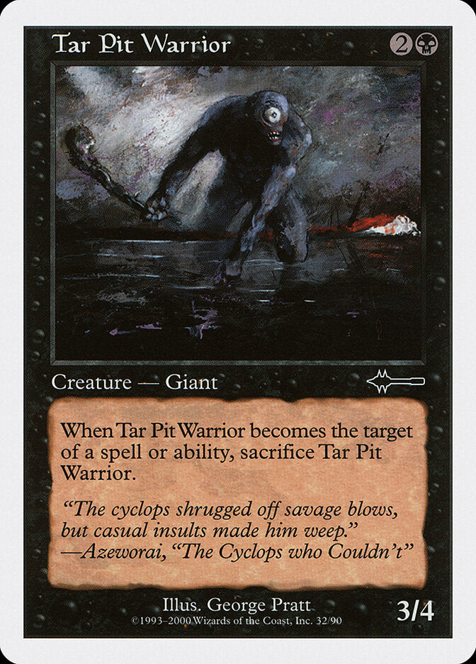 Guerreiro do Poço de Piche / Tar Pit Warrior - Magic: The Gathering - MoxLand
