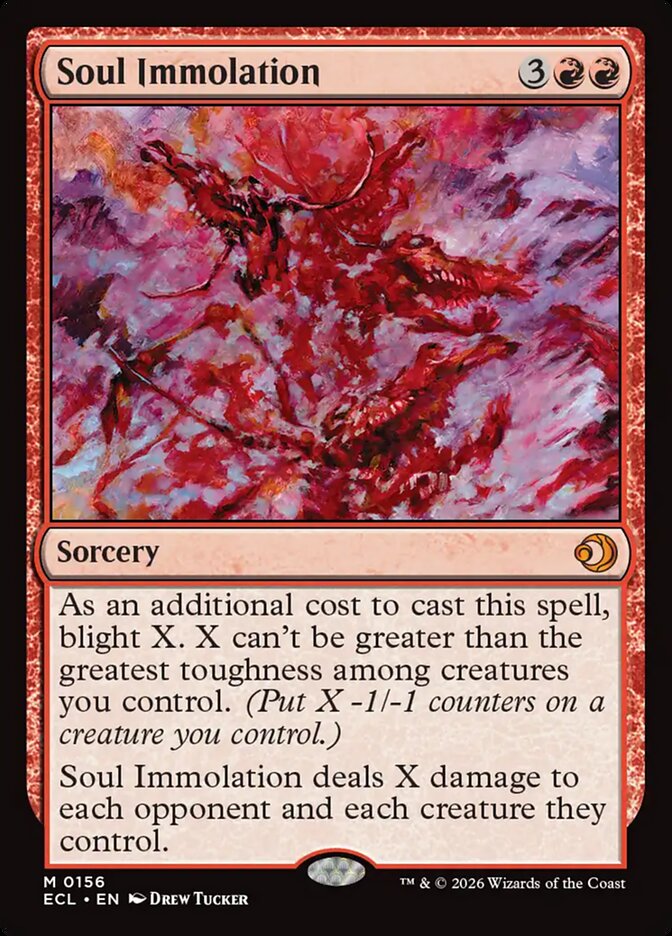 Imolação da Alma / Soul Immolation - Magic: The Gathering - MoxLand