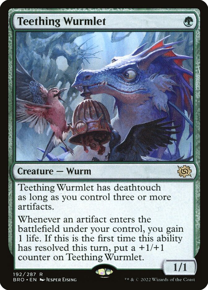 Serpente Terrestre Infante / Teething Wurmlet - Magic: The Gathering - MoxLand