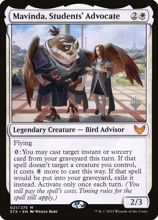 Mavinda, Defensora dos Estudantes / Mavinda, Students' Advocate - Magic: The Gathering - MoxLand