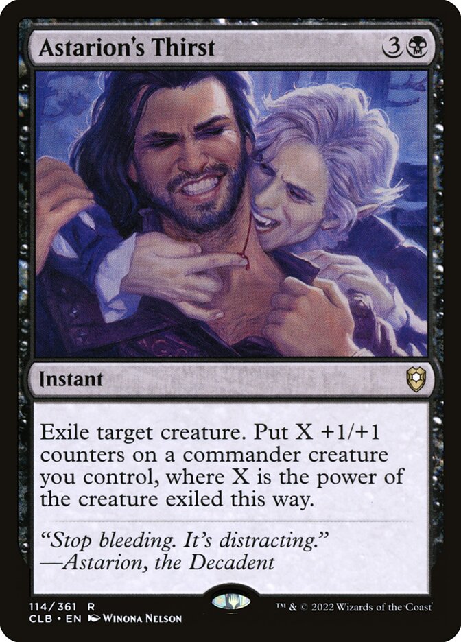 Sede de Astarion / Astarion's Thirst - Magic: The Gathering - MoxLand