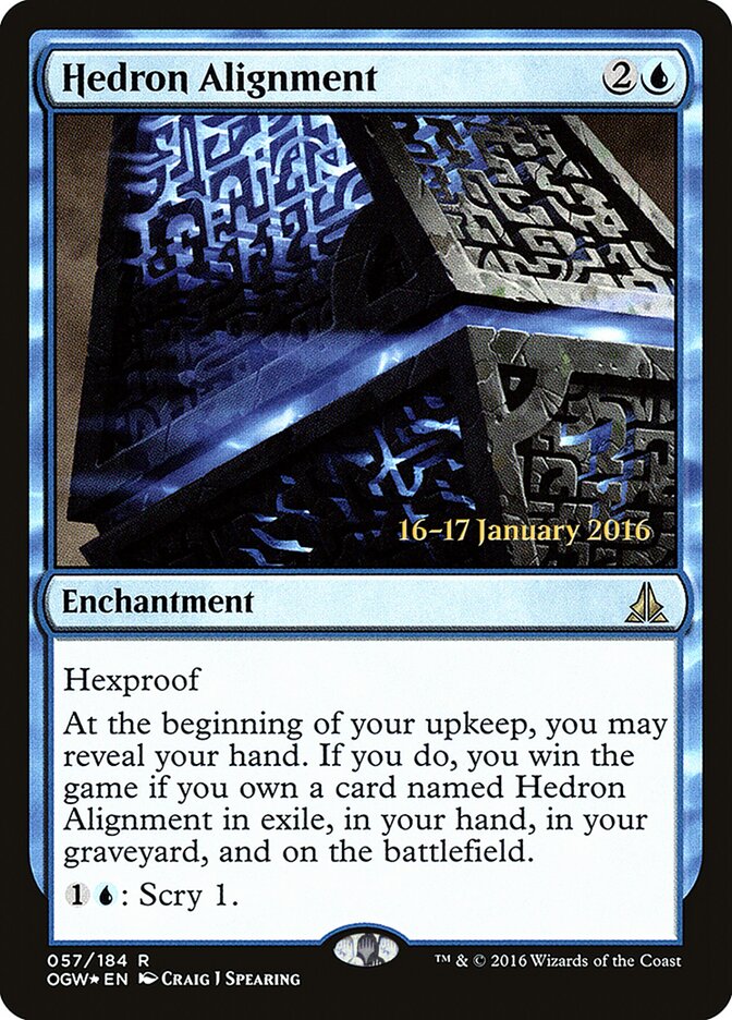 Alinhamento de Edros / Hedron Alignment - Magic: The Gathering - MoxLand