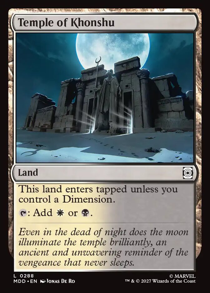 Temple of Khonshu - Magic: The Gathering - MoxLand
