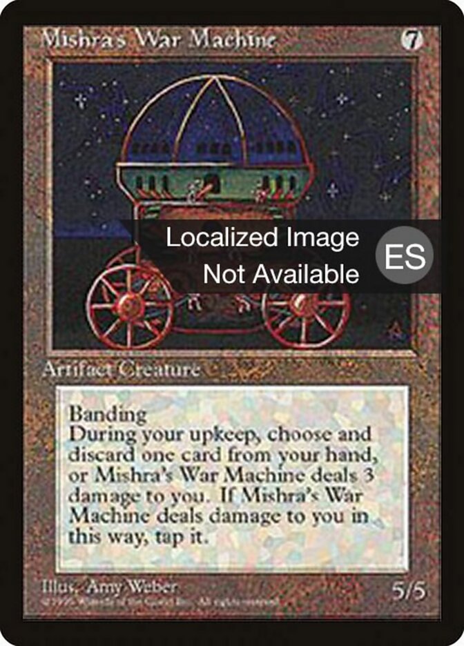 Máquina de Guerra de Mishra / Mishra's War Machine - Magic: The Gathering - MoxLand
