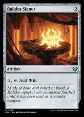 Sinete Rakdos / Rakdos Signet - Magic: The Gathering - MoxLand