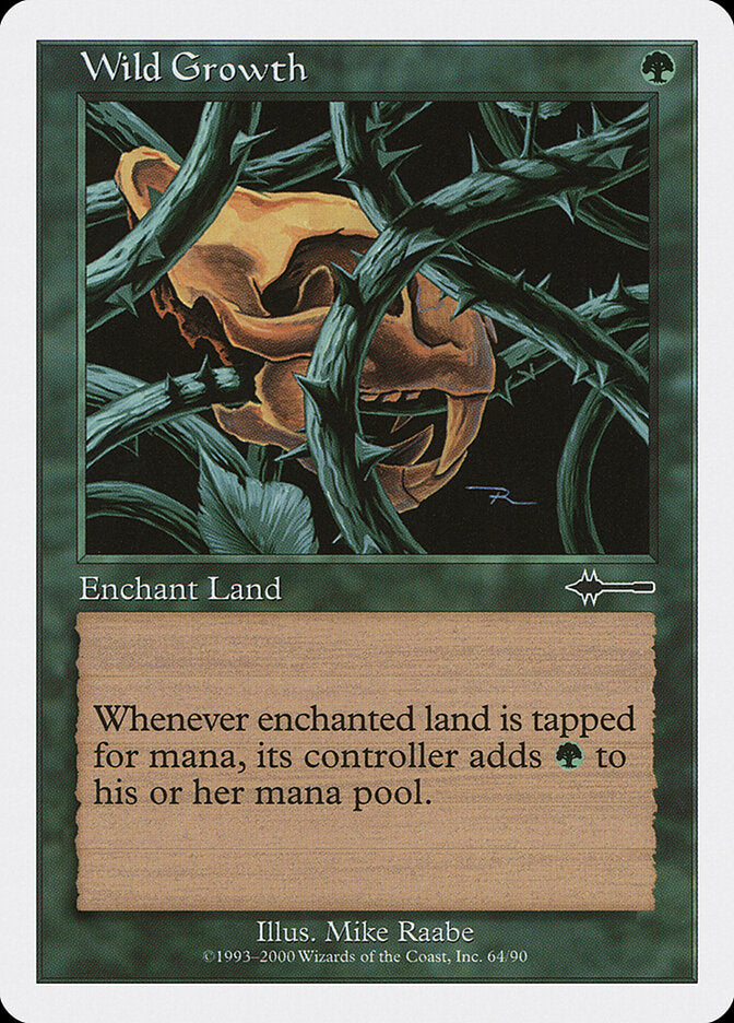 Crescimento Virente / Wild Growth - Magic: The Gathering - MoxLand