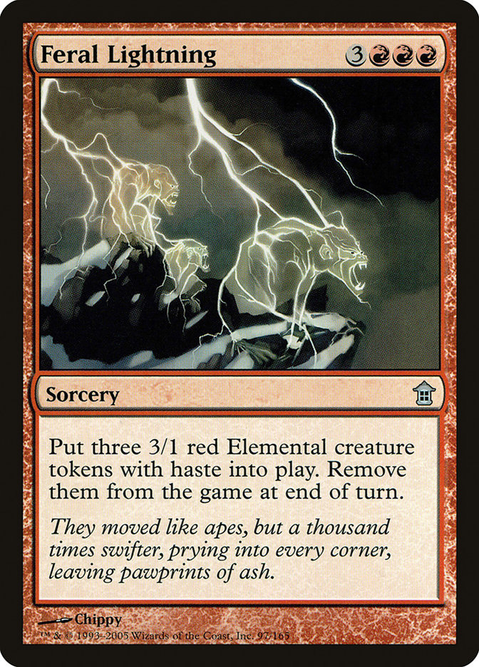 Raio Brutal / Feral Lightning - Magic: The Gathering - MoxLand