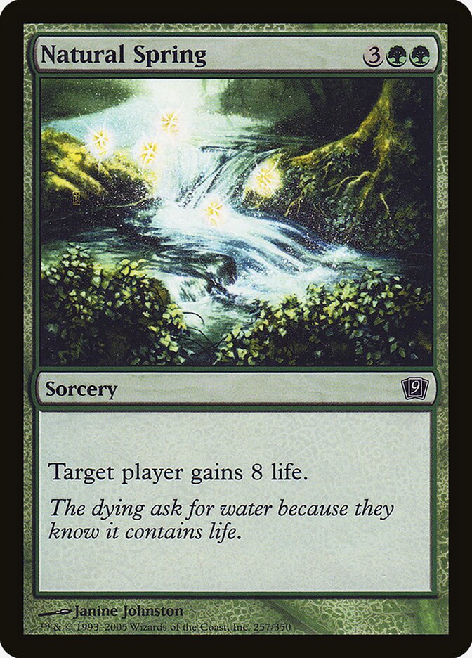 Fonte Natural / Natural Spring - Magic: The Gathering - MoxLand