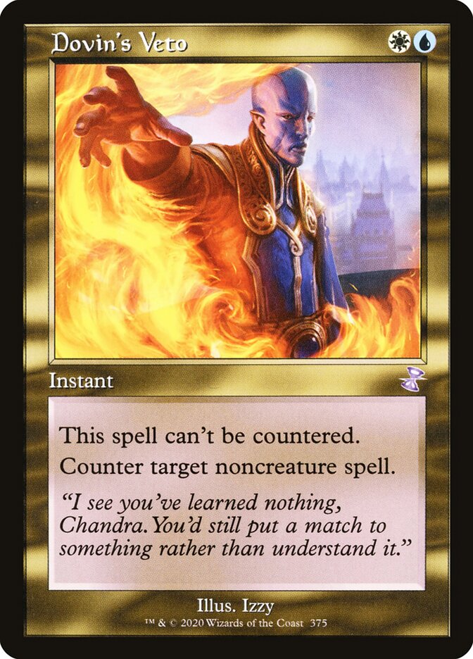 Veto de Dovin / Dovin's Veto - Magic: The Gathering - MoxLand