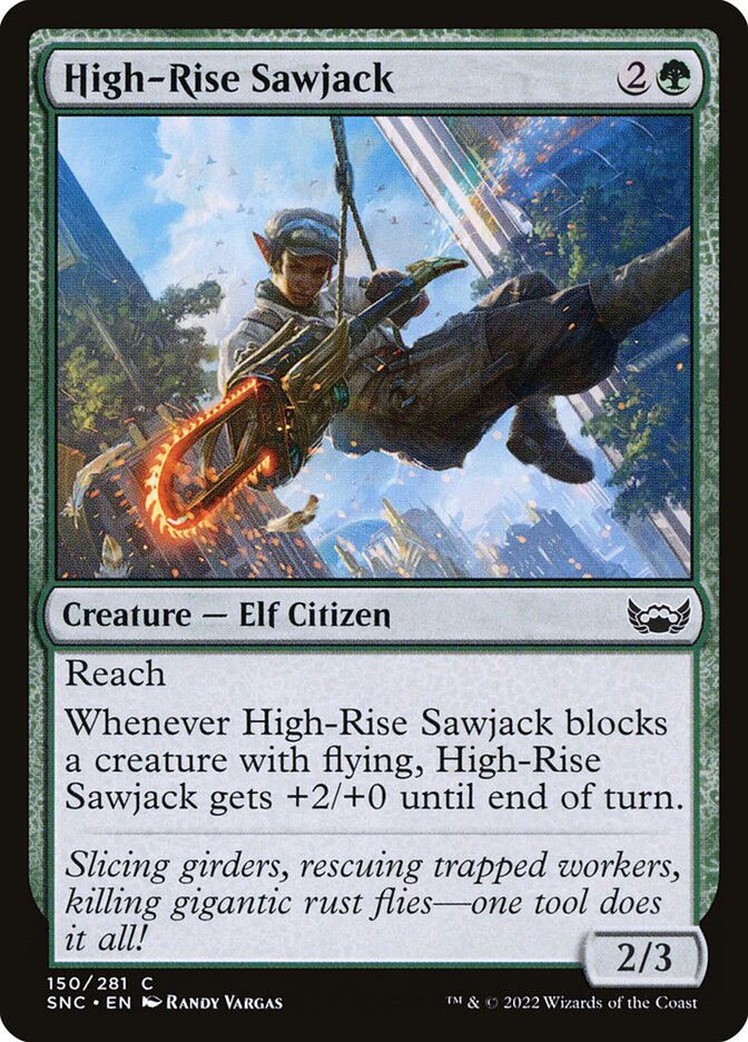 Serralheira dos Arranha-céus / High-Rise Sawjack - Magic: The Gathering - MoxLand