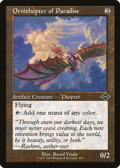 Ornitóptero do Paraíso / Ornithopter of Paradise - Magic: The Gathering - MoxLand