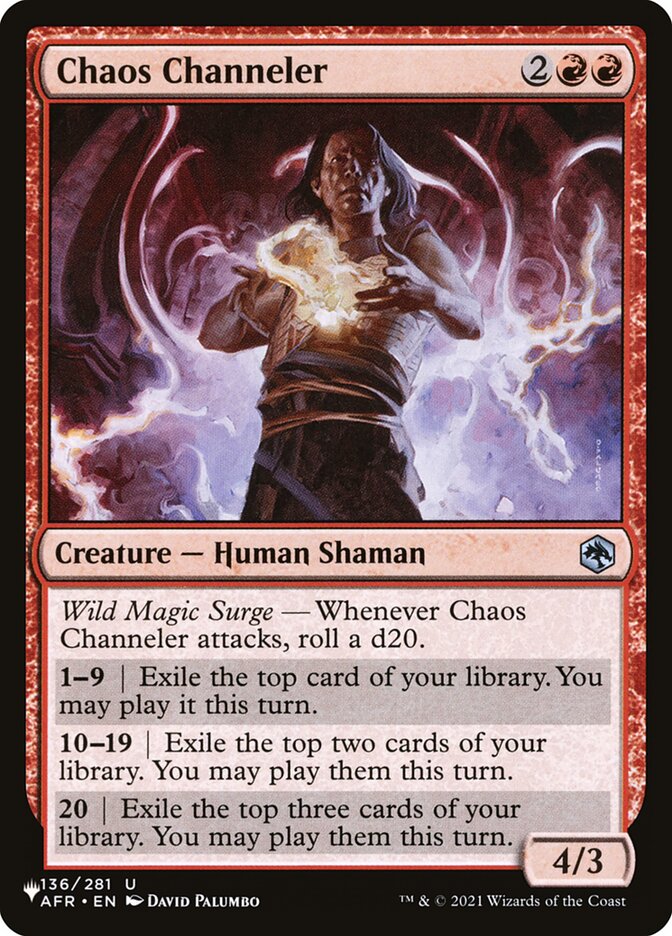 Canalizador do Caos / Chaos Channeler - Magic: The Gathering - MoxLand