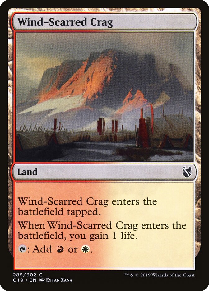 Penhasco Marcado pelo Vento / Wind-Scarred Crag - Magic: The Gathering - MoxLand