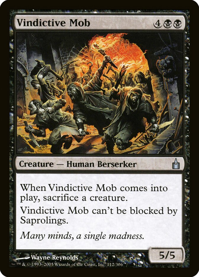 Turba Vingativa / Vindictive Mob - Magic: The Gathering - MoxLand