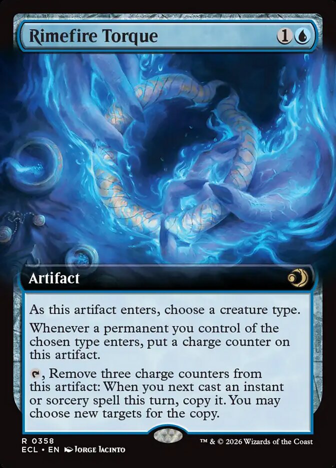 Gargantilha de Glaciofogo / Rimefire Torque - Magic: The Gathering - MoxLand