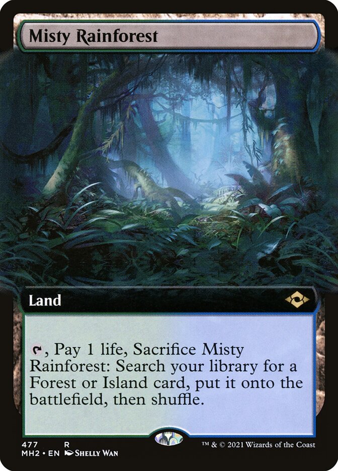 Floresta Tropical Nebulosa / Misty Rainforest - Magic: The Gathering - MoxLand