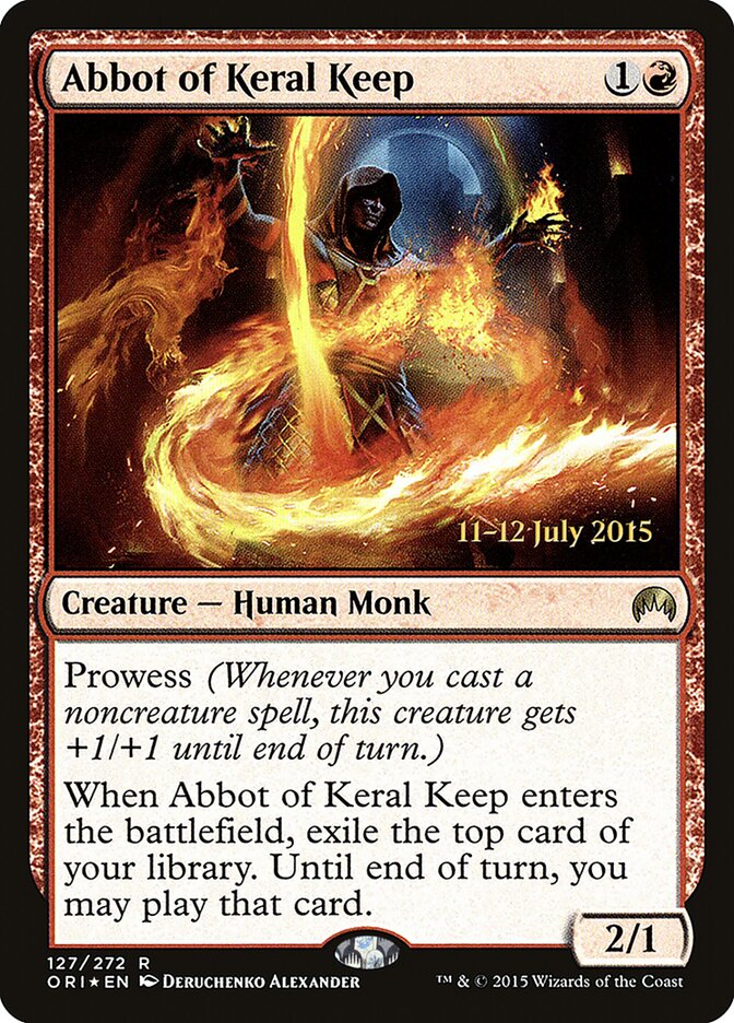 Abade da Fortaleza Keral / Abbot of Keral Keep - Magic: The Gathering - MoxLand
