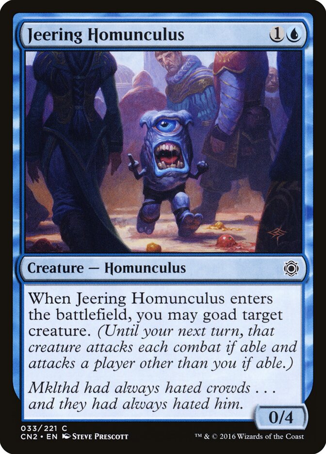 Jeering Homunculus - Magic: The Gathering - MoxLand