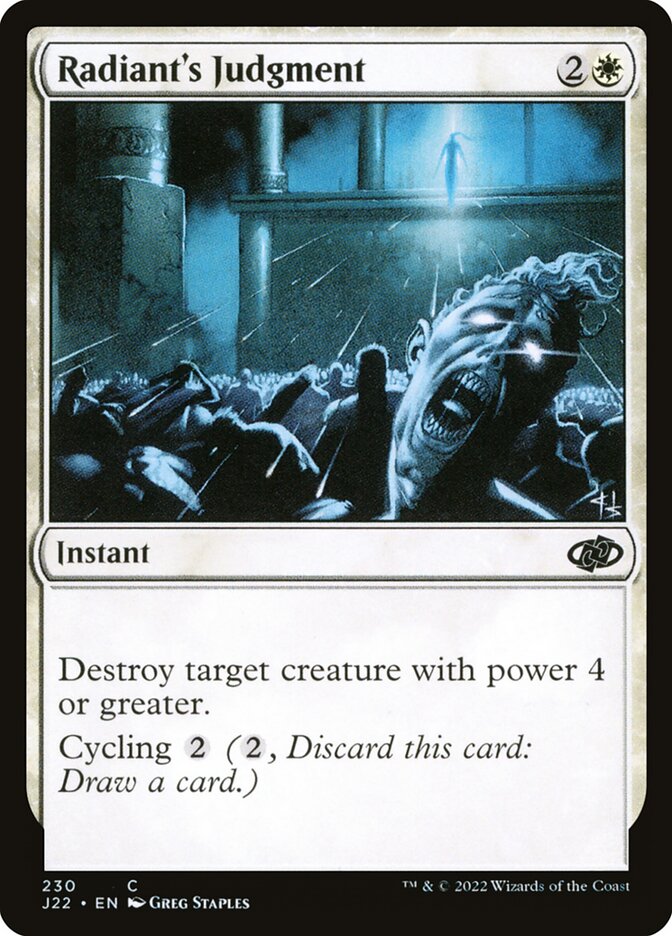 Julgamento de Radiante / Radiant's Judgment - Magic: The Gathering - MoxLand