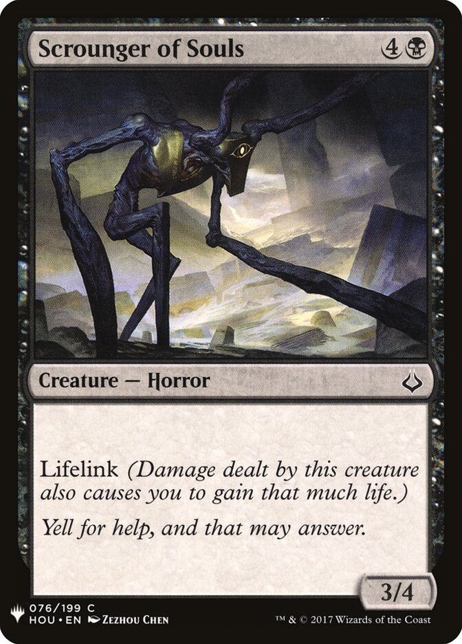 Afanador de Almas / Scrounger of Souls - Magic: The Gathering - MoxLand