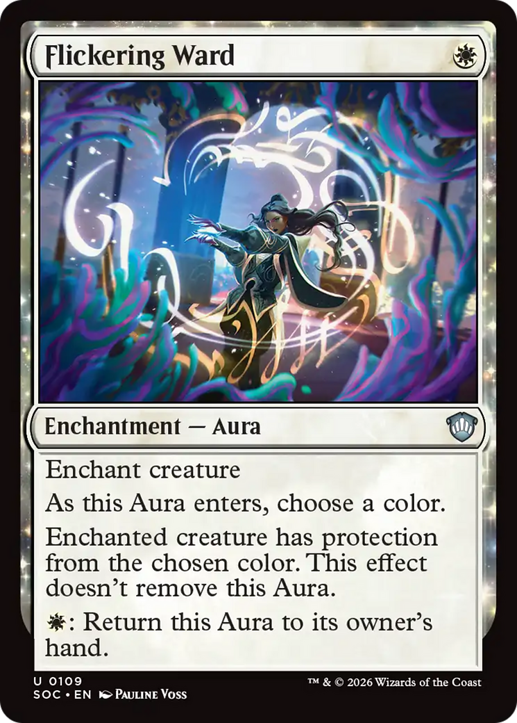 Proteção Oscilante / Flickering Ward - Magic: The Gathering - MoxLand