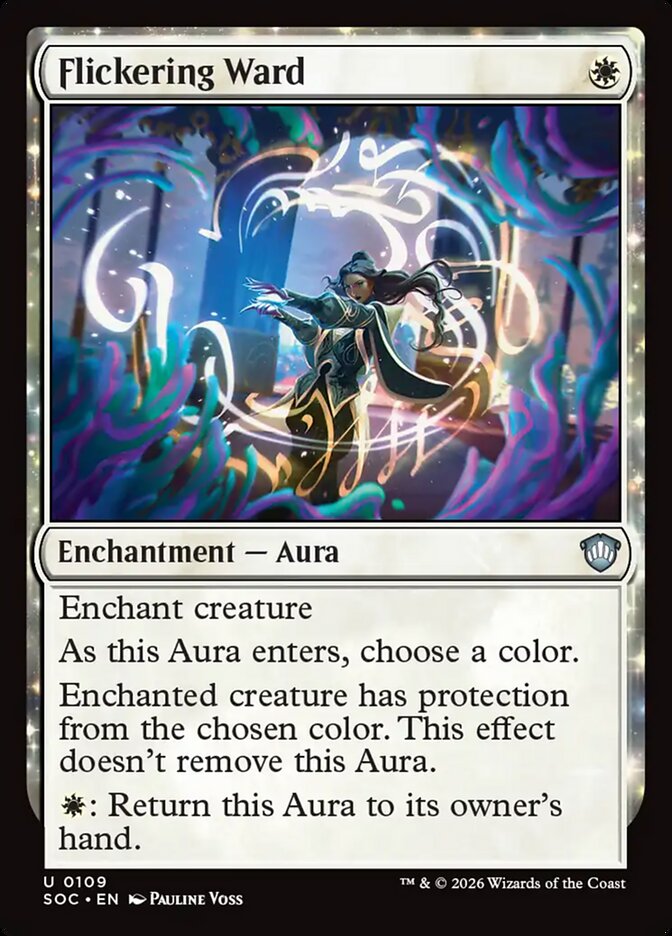Proteção Oscilante / Flickering Ward - Magic: The Gathering - MoxLand