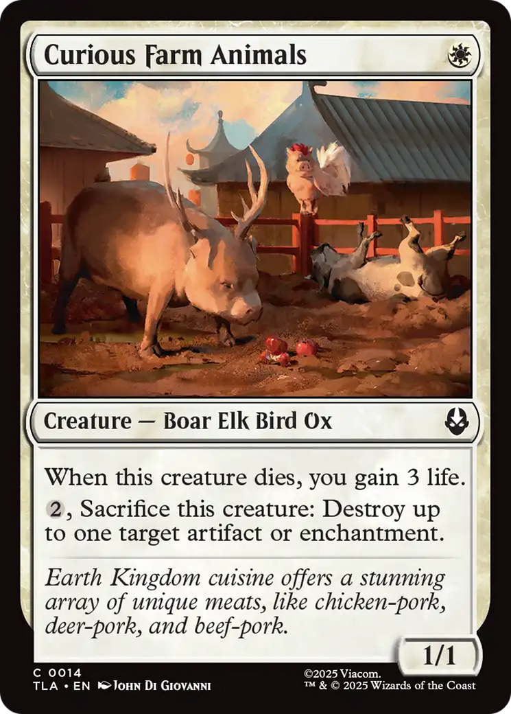 Animais de Fazenda Curiosos / Curious Farm Animals - Magic: The Gathering - MoxLand