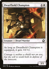 Campeã de Nanoforte / Dwarfhold Champion - Magic: The Gathering - MoxLand