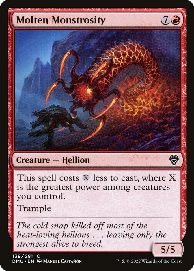 Monstruosidade Fundida / Molten Monstrosity - Magic: The Gathering - MoxLand