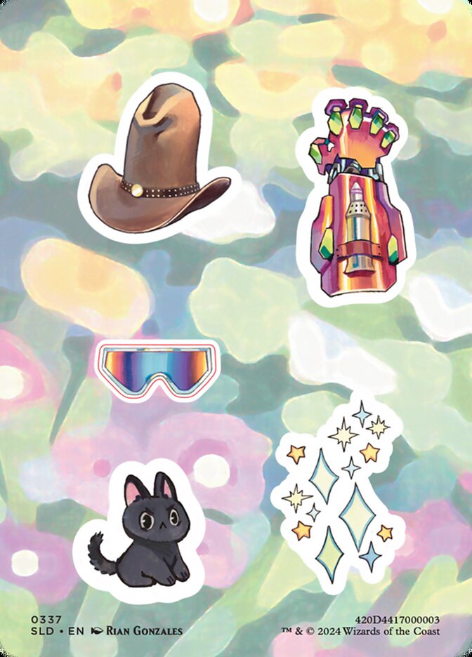 Sticker sheet - Magic: The Gathering - MoxLand