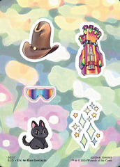 Sticker sheet - Magic: The Gathering - MoxLand