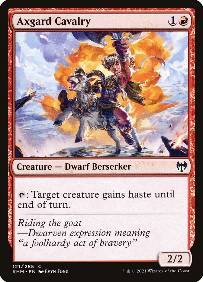 Cavalaria de Axgard / Axgard Cavalry - Magic: The Gathering - MoxLand