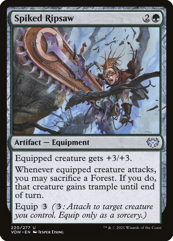 Serra Espinhosa / Spiked Ripsaw - Magic: The Gathering - MoxLand